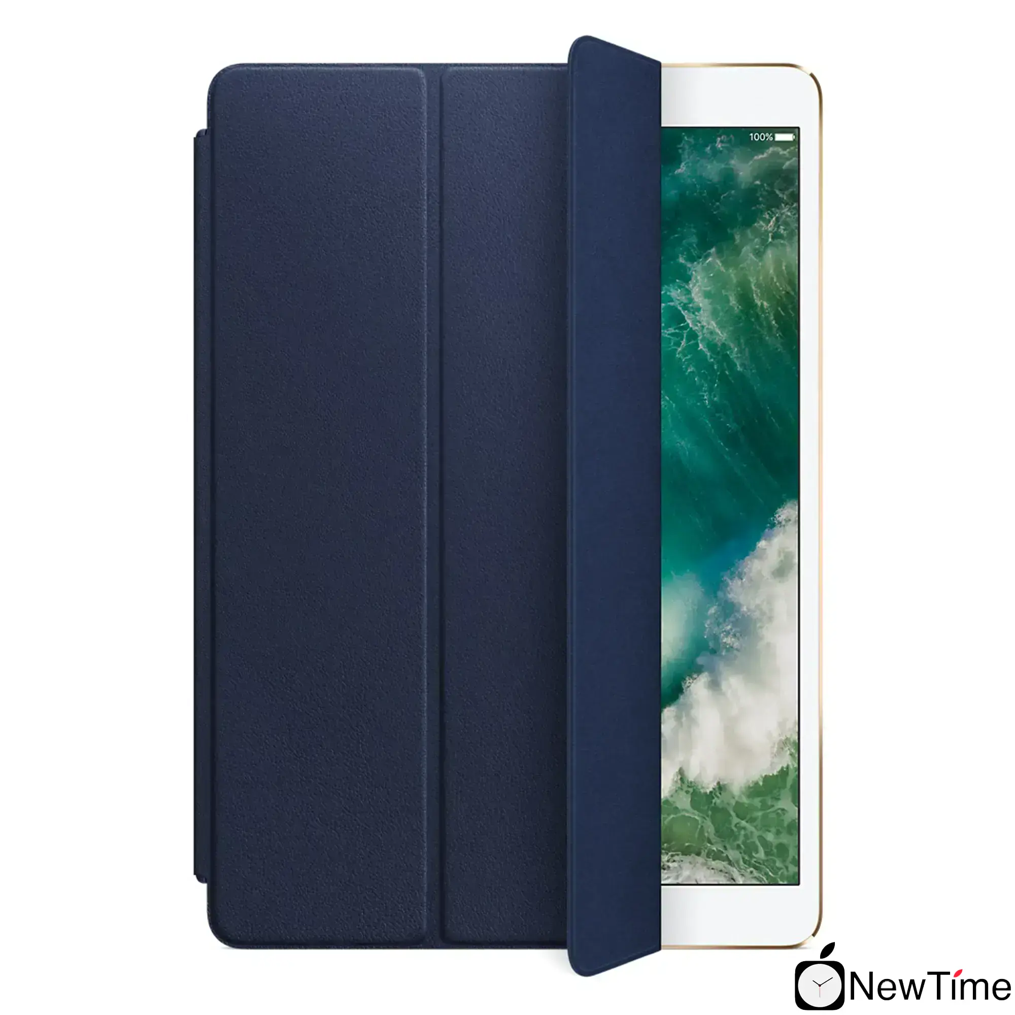 Apple Leather Smart Cover for iPad 10.2"/Air 3/Pro 10.5" - Midnight Blue (MPUA2)